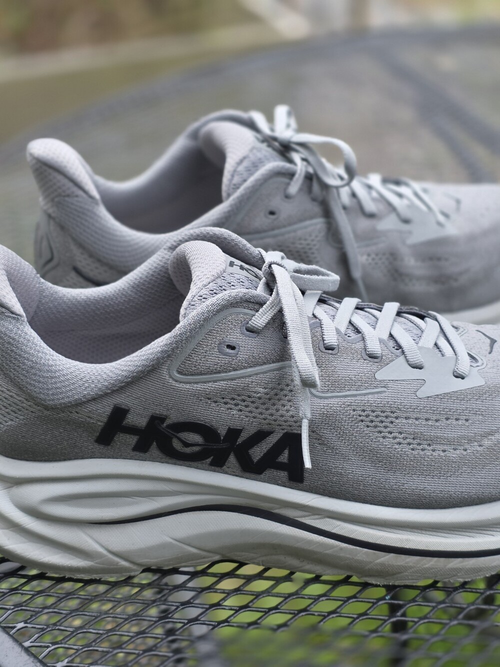 HOKA Clifton 10 Men's Running Shoes Size 11.5 D Stellar Grey Stardust 1162030